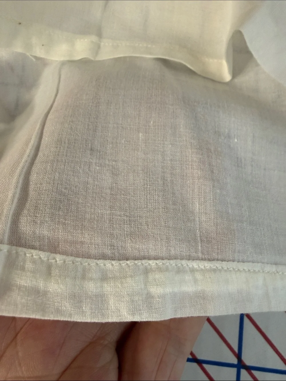 Antique c1920s Handmade Baby Shirt Hand Embroidered Flower Basket Heirloom